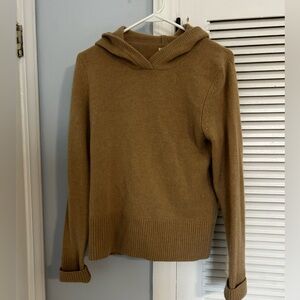 GAP Women's Hooded Cashmere Sweater in Oatmeal